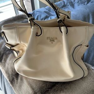 Prada leather handbag